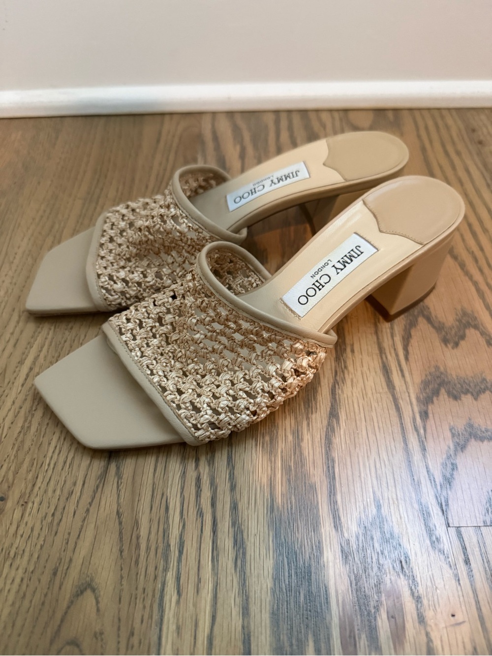 Jimmy Choo woven heels